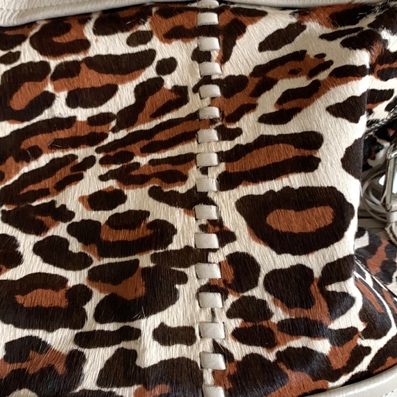 B. Makowsky leather and cow hair bucket boho bag.- NWT- $298 - Picture 6 of 9